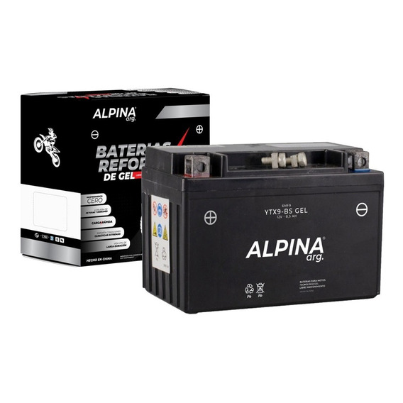Bateria Alpina Ytx9-bs Gel Ns 200 Duke