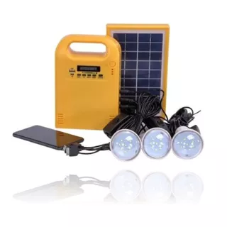 Kit Solar Autonomo Panel Luz Led Bateria Usb Pampa Renovable
