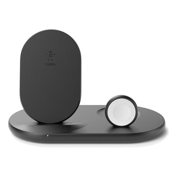 Base De Carga Belkin 3 En 1 Wireless Negro