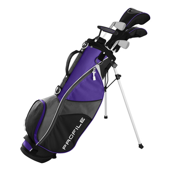 Set Completo Palos De Golf Junior/niños Medium Color Violeta Oscuro