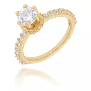 Anillo De Compromiso Helena En Oro 10 Kilates Mouty