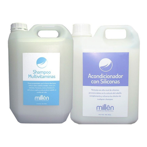Pack Shampoo Vitamina 2,5 Litros + Acondicionador 2,5 Litros