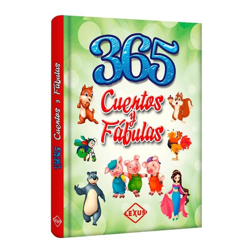 Libro 365 Cuentos Y Fábulas Tapa Dura Lexus Original