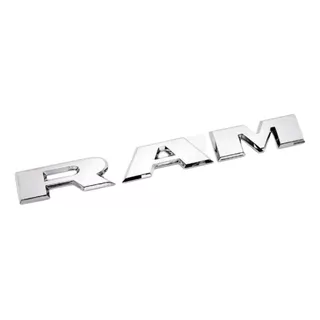 2 X R A M Emblema Letra Porta Dodge Ram 9x3.3cm Cada Letra