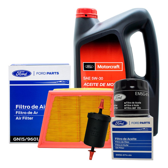 Kit Filtros Aceite + Aire + Combust + 5w30 Ford Ecosport 1.5