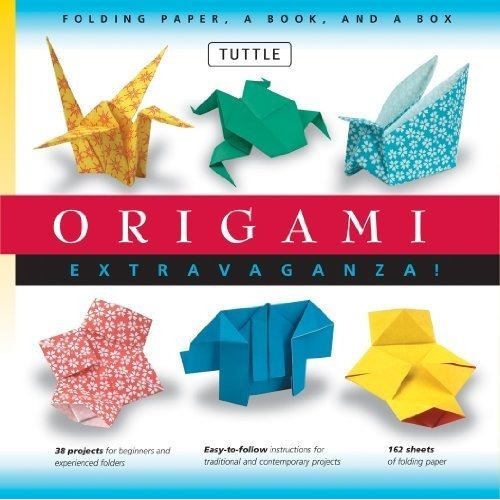 Origami Extravaganza Folding Paper, A Book, And A..., De Tuttle Publish. Editorial Tuttle Publishing En Inglés