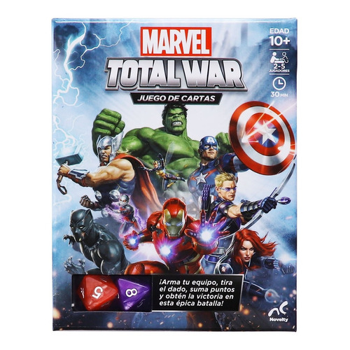 Juego De Mesa Novelty Corp Marvel Total War De Cartas 10