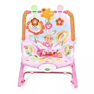 Silla Mecedora Para Bebé Zippy Toys Mecedora Vibradora Rosa