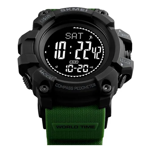 Reloj pulsera Skmei 1358 de cuerpo color negro digital para