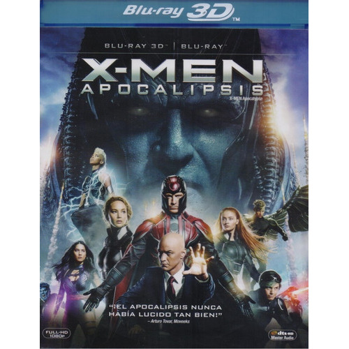 X-men Apocalypse Apocalipsis Pelicula Blu-ray 3d + Blu-ray
