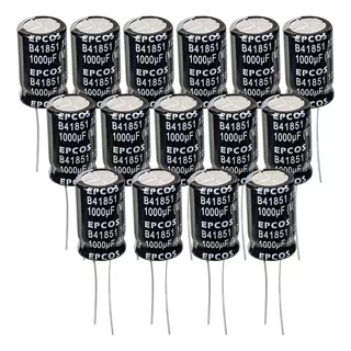 Kit 15x Capacitor Eletrolítico Epcos 1000uf 35v 105°c 12x20