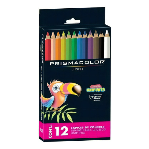 Lapices De Colores Prismacolor Junior Tradicional 12 Colores