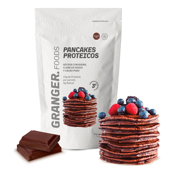 Granger Pancakes Proteicos De Chocolate Suplemento 450gr 3c