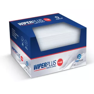 Pano Multiuso Wiper Plus 60 28x35cm Super Absorção 100 Panos