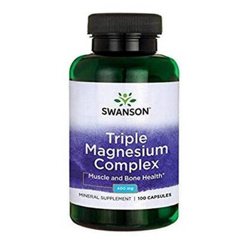 Triple Magnesio 400mg 100 Capsulas Swanson