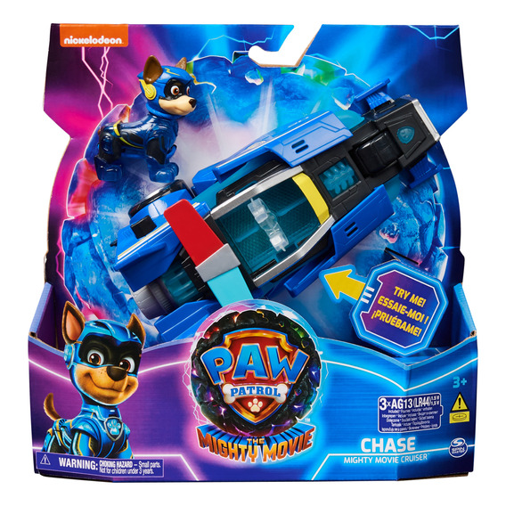 Vehículo Policial Chase Mighty Movie Paw Patrol.