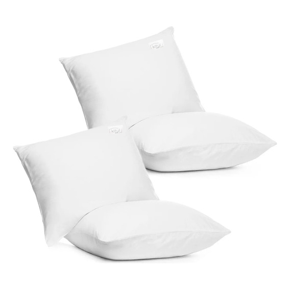 4 Pack Almohadas Estándar Plus Hotelera Suavidad Y Confort