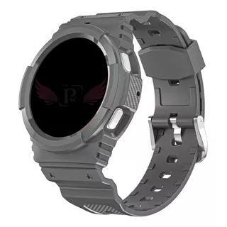 Pulseira Pw Armadura Compatível Samsung Galaxy Watch 4 40mm Cor Cinza
