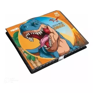 Maleta De Pintura Dinossauros Conjunto Escolar 150 Peças