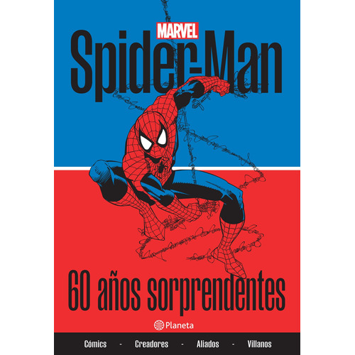 Spider-man. 60 años sorprendentes, de Marvel. Serie Marvel Editorial Planeta México, tapa blanda en español, 2022