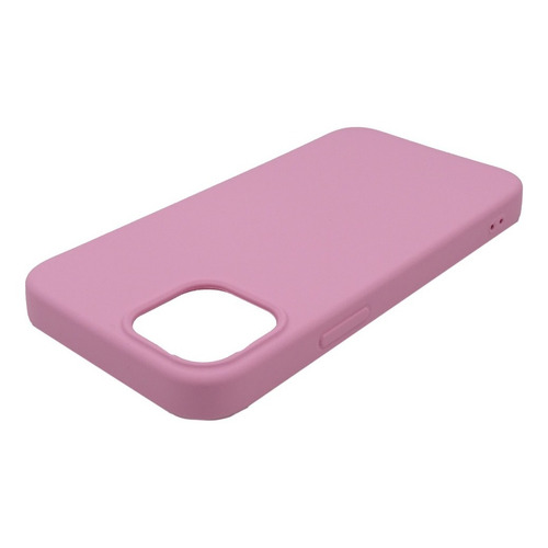 Carcasa Para iPhone 13 Mini Silicona Anti Golpes Resistente Color Rosada