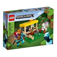 Bloques Para Armar Lego Minecraft El Establo De Los Caballos 241 Piezas  En  Caja