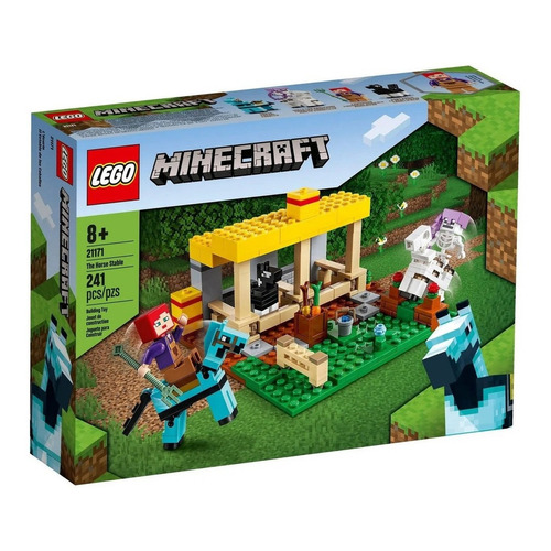 Set de construcción Lego Minecraft El Establo de los Caballos 241 piezas  en  caja