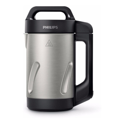 Licuadora Philips Sopera Hr2203 1000w 1.2lts Acero Color Negro