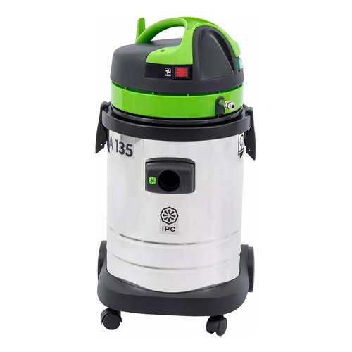 Aspirador extrator é industrial Tambor IPC EA135 35.5L  prateado y preto y verde 220V A135EXT