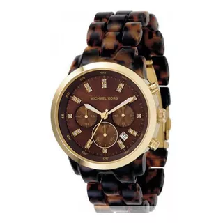 Relógio Michael Kors Mk5216 Tartaruga Original Oversized