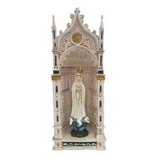 Virgen Fatima Nicho 25 Cm Poliresina  530-334202  Religiozzi