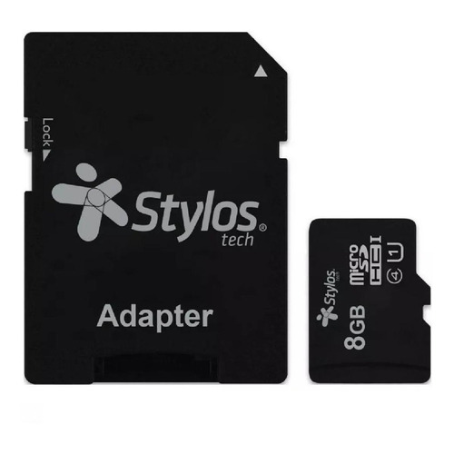 Tarjeta de memoria Stylos Tech STMSD81B con adaptador SD 8GB