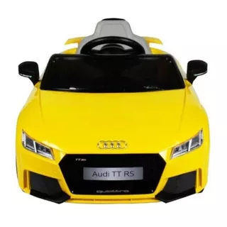 Carro A Bateria Para Crianças Bel Audi Tt Rs Brink  Cor Amarelo 110v/220v