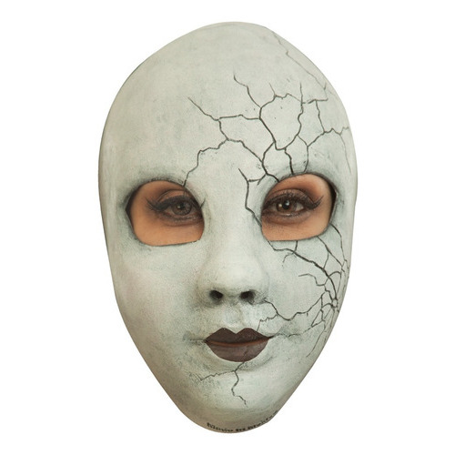 Máscara De Cara De Muñeca Tenebrosa Creepy Doll Face 25609 Color Blanco