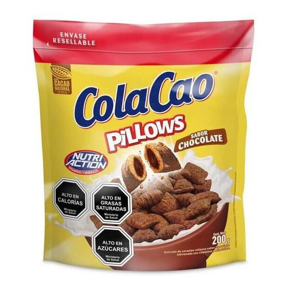 Cereal Pillows Cola Cao Sabor Chocolate Doypack 200 G