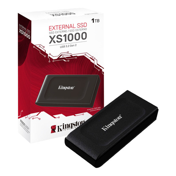 Ssd Externo Kingston Xs1000 1tb, Usb 3.2, Gen2