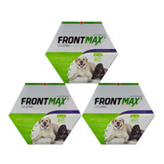 Coleira Antipulgas Frontmax Cães Acima De 4 Kg Kit 3 Unid Ve