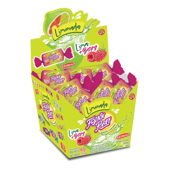 Caramelo Flynn Paff Limonada Berry Caja X 70un 