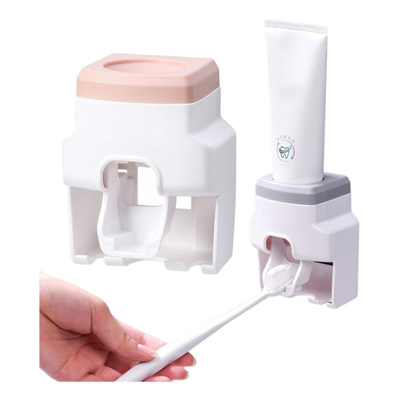 Dispensador Automático De Pasta Dental, Porta Cepillo