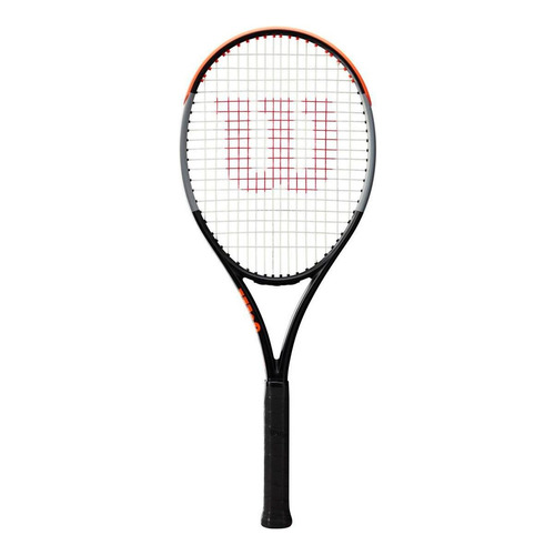 Raqueta Tenis - Burn 100 V4.0 - Wilson Color Negro/naranja Tamaño Del Grip 4 3/8