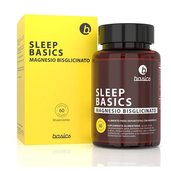 Sleep Basics - Magnesio Bisglicinato Pack 3 Meses Sabor Sin sabor