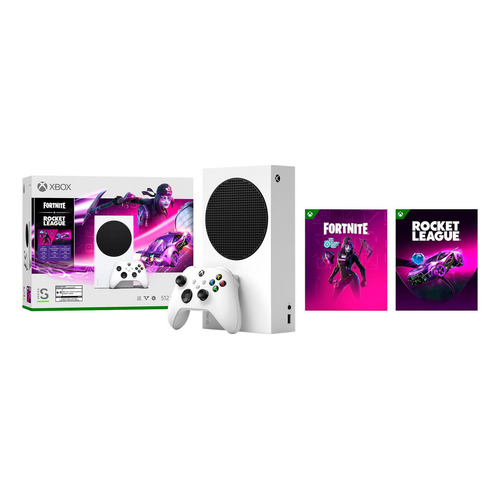 Microsoft Xbox Series S 512GB Fortnite y Rocket League Bundle color  blanco