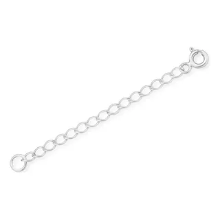 Extensor Para Pulseira E Colar 6cm Prata 925