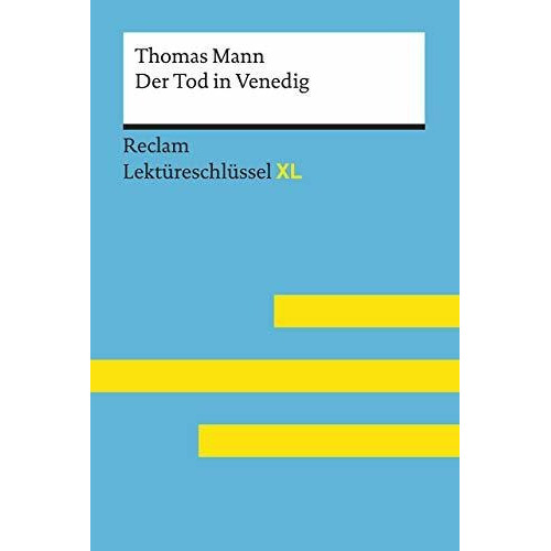 Der Tod In Venedig - Mann / Kieb, De Mann, Thomas. Editorial Reclam Philipp Jun, Tapa Blanda En Alemán, 2019