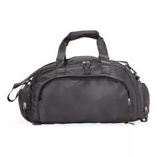 Bolsa Mochila Esportiva Impermeável Treino Viagem Gym Bag Cor Preto Cor Da Correia De Ombro Cor Da Mala Desenho Do Tecido Liso