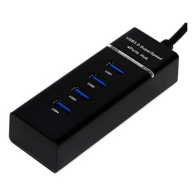 Hub Usb 3.0 Usb 3.0 De Alta Velocidad, 4 Puertos, Usb Externo, 5 Gbps, Hd