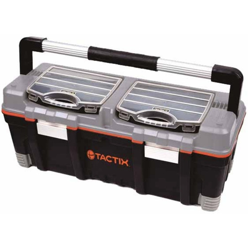 Caja Herramientas Tactix Plastica Doble Organizador 66 Cm