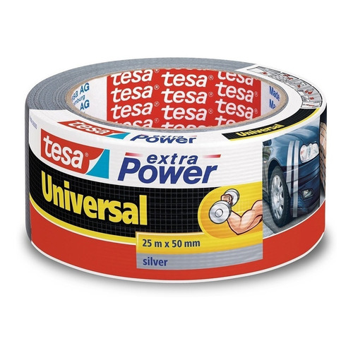 Cinta Ducto Gris Tesa 48mm X 25m Extra Power Duct Tape