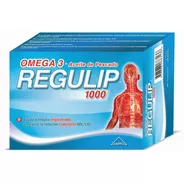 Regulip 1000 Omega 3 Aceite De Pescado 50 Caps Colesterol Sabor No