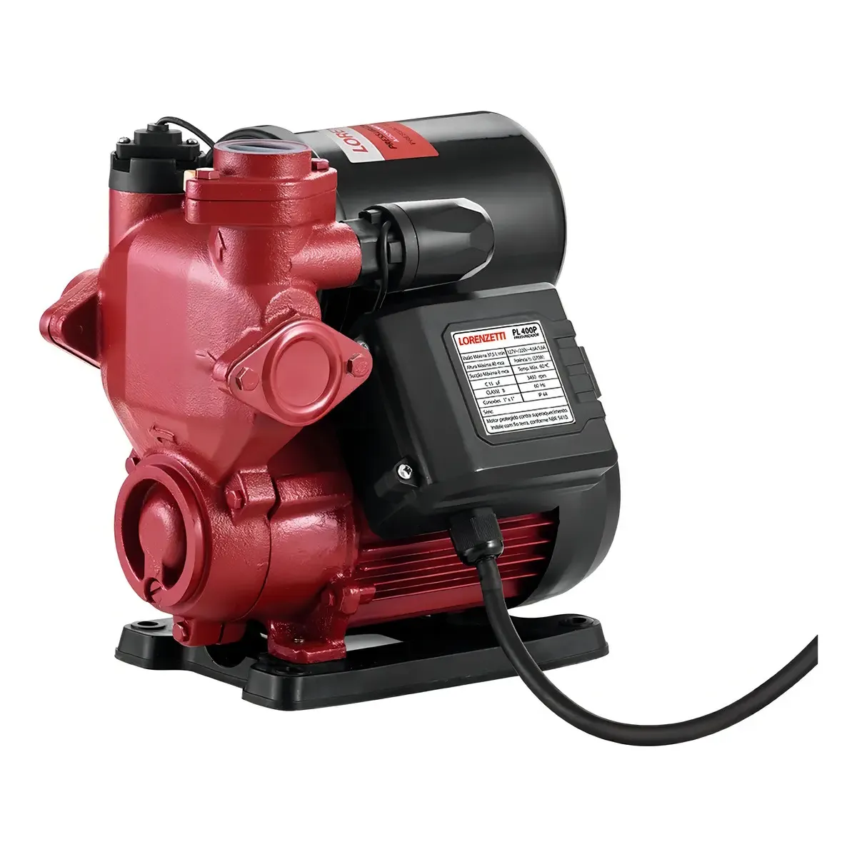 Bomba Pressurizadora Lorenzetti PL 400P 370W 40MCA Água